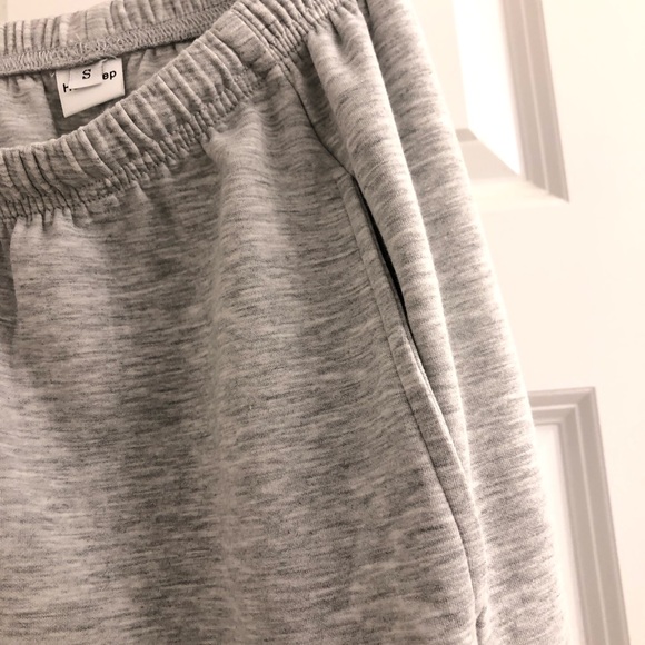 Hess yep brand Gray Women's Straight Leg Pants baggy sweats pants size S small - Picture 6 of 8